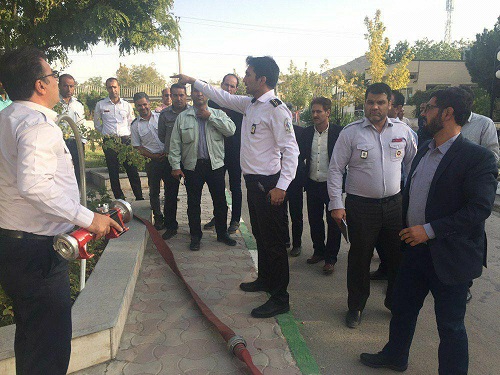  برگزاری دوره آموزشی کارکنان آتش نشانی و خدمات ایمنی شهرداریهای خراسان رضوی در مشهد 