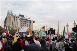 حضور مسئولان و مدیران ستادی، موسسات و شرکت های تابعه سازمان در راهپیمایی یوم الله سیزدهم آبان ماه