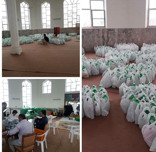 همکاری در تهیه ۳۰۰۰ بسته بهداشتی برای خانواده های کم برخودار شهرستان طرقبه شاندیز