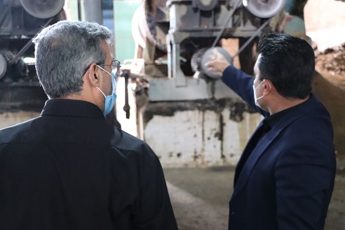 بازدید مدیرعامل سازمان همیاری از واحدهای تولیدی کوچک مقیاس موسسه صنعتی گوشت مشهد