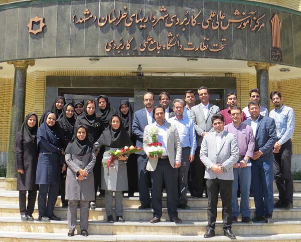 جلسه تودیع و معارفه مدیر موسسه آموزش