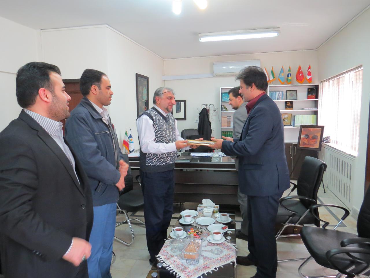 معارفه مدیرجدید مالی اداری موسسه توسعه گردشگری